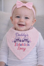 Daddy's Sidekick Baby Bib