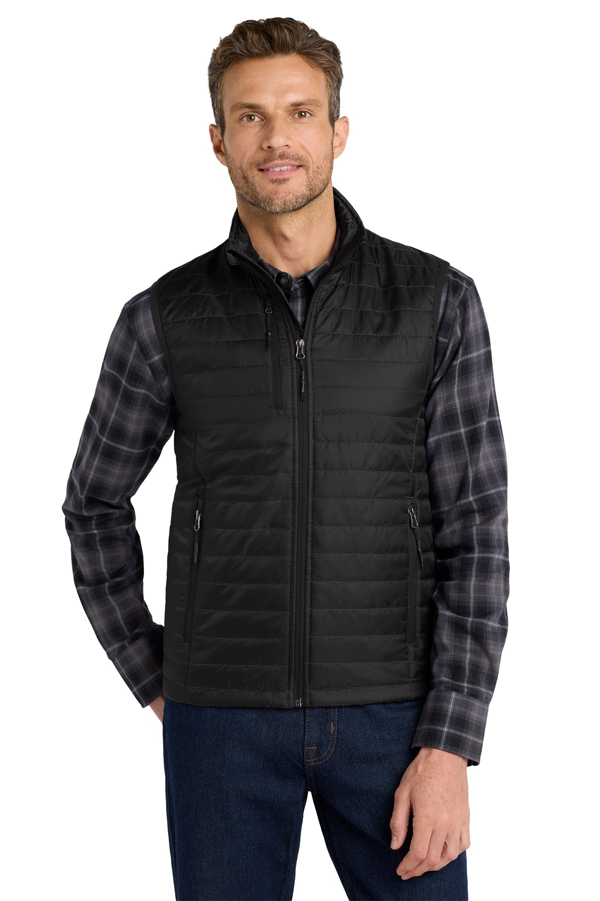 Embroidered Port Authority® Packable Puffy Vest