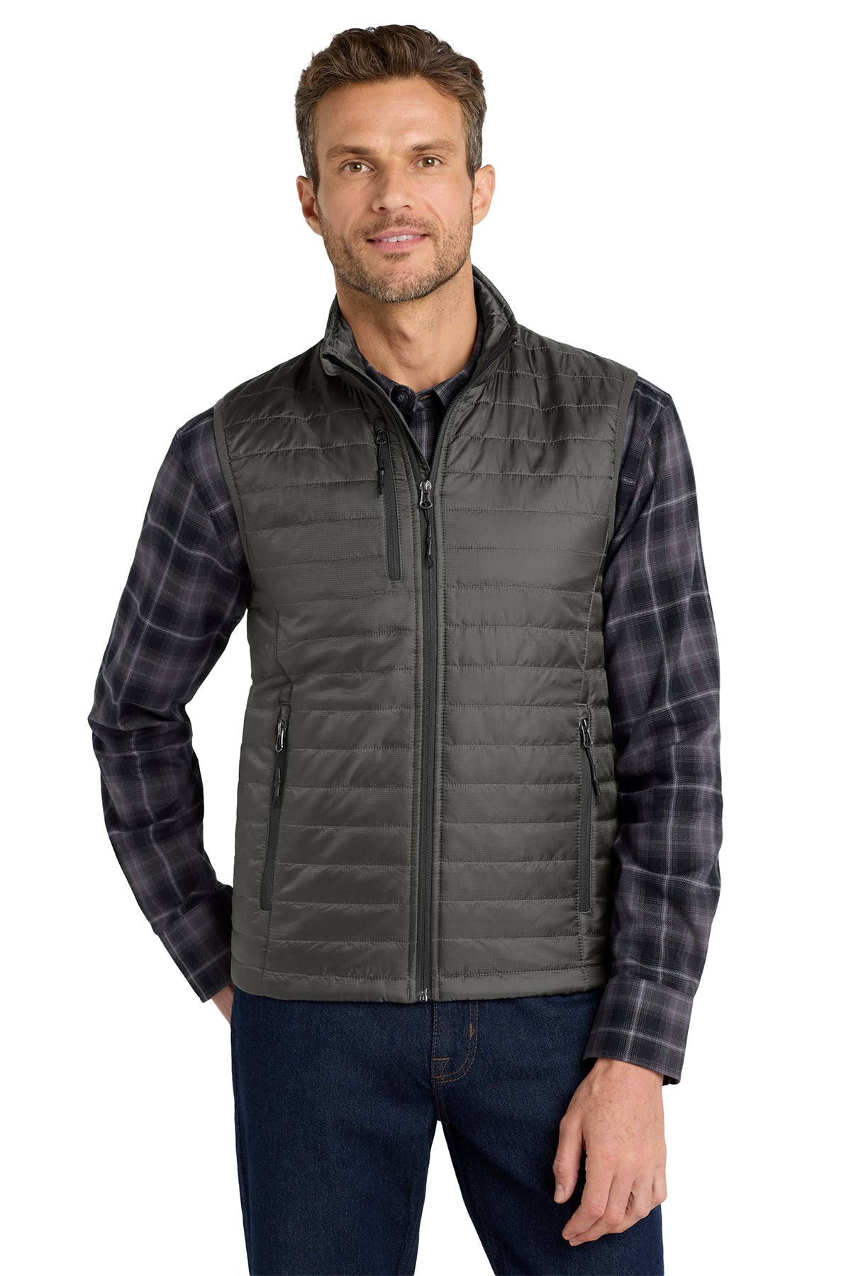 Embroidered Port Authority® Packable Puffy Vest