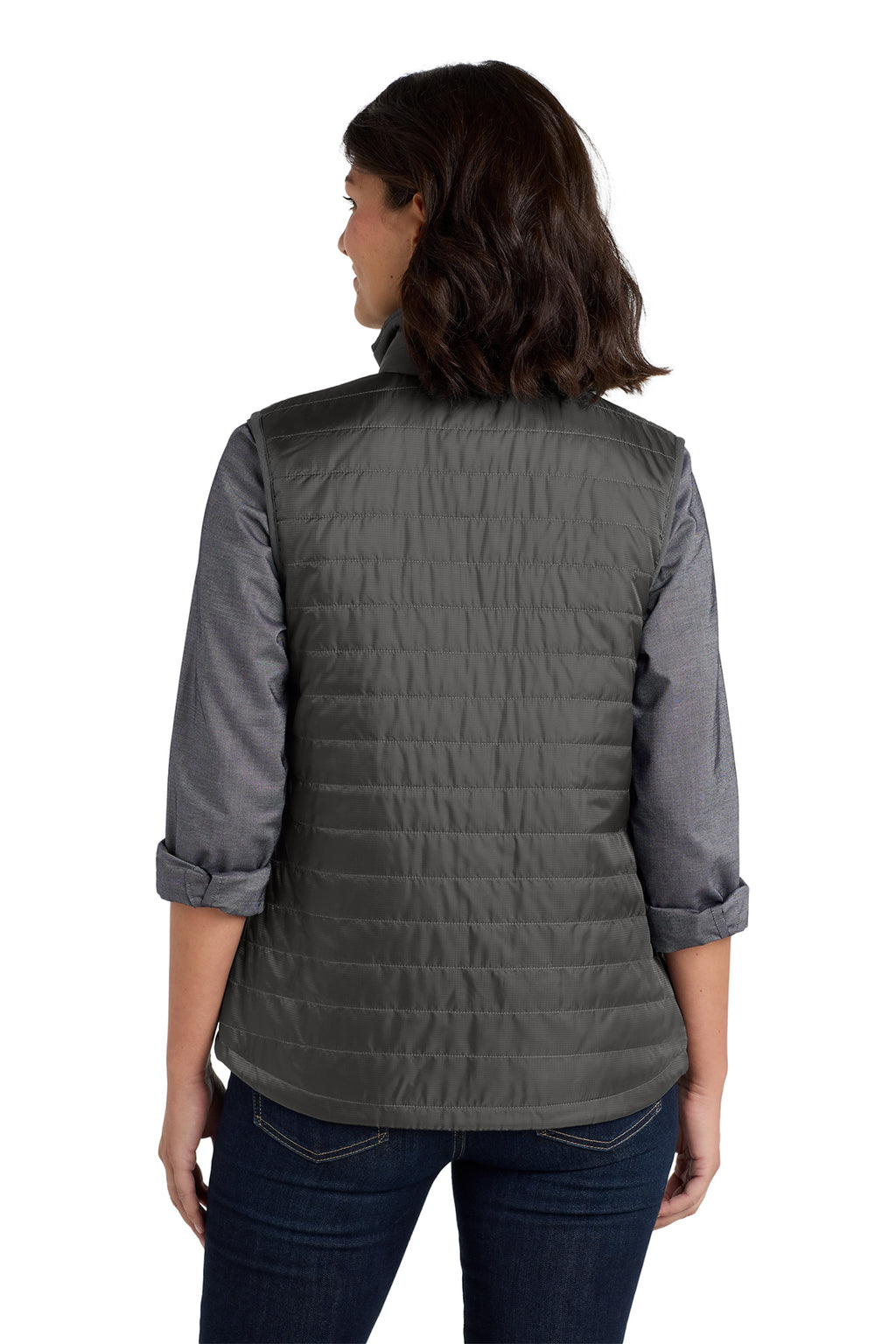 Embroidered Port Authority® Women's Packable Puffy Vest