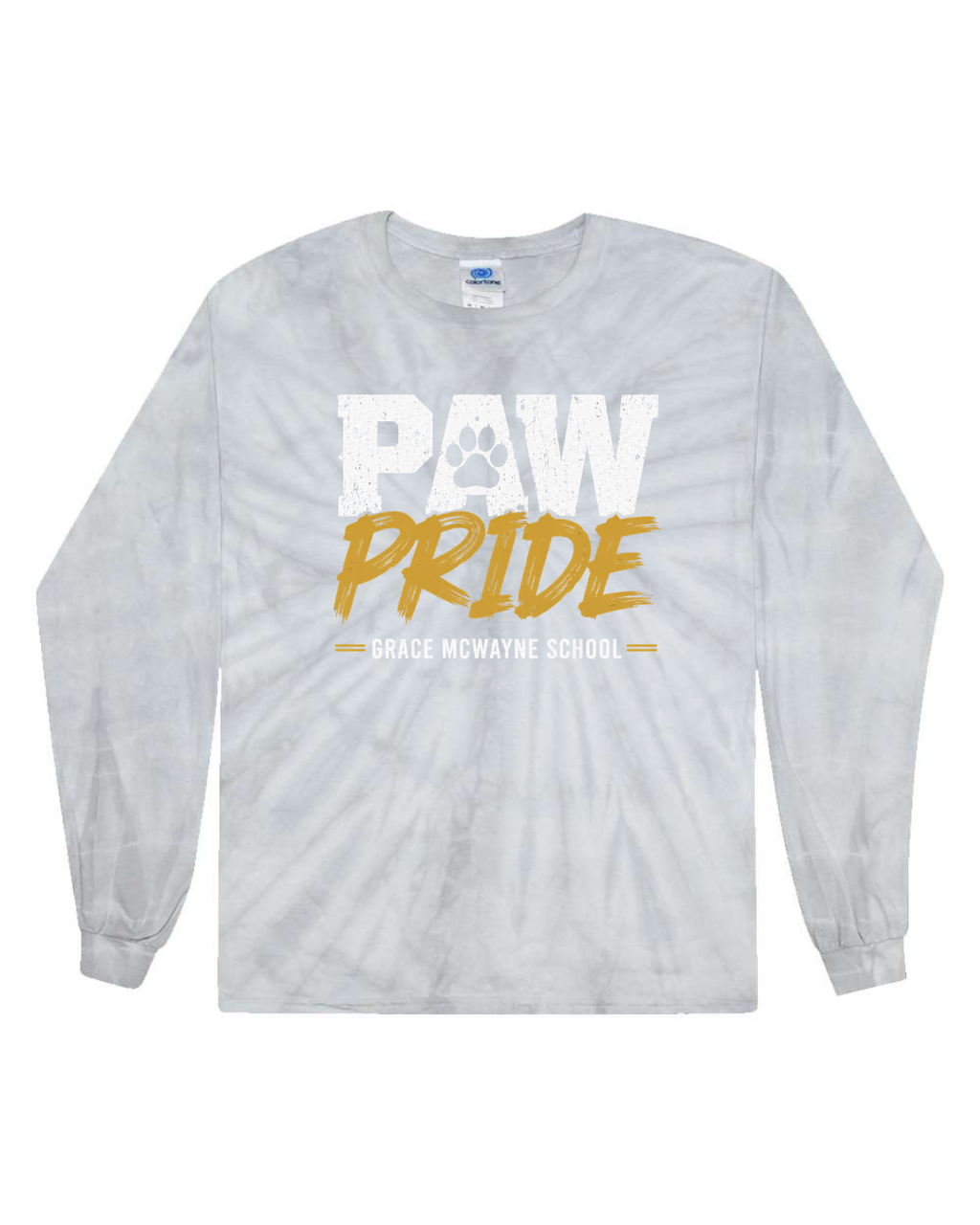 GM Youth Tie-Dyed Long Sleeve T-Shirt
