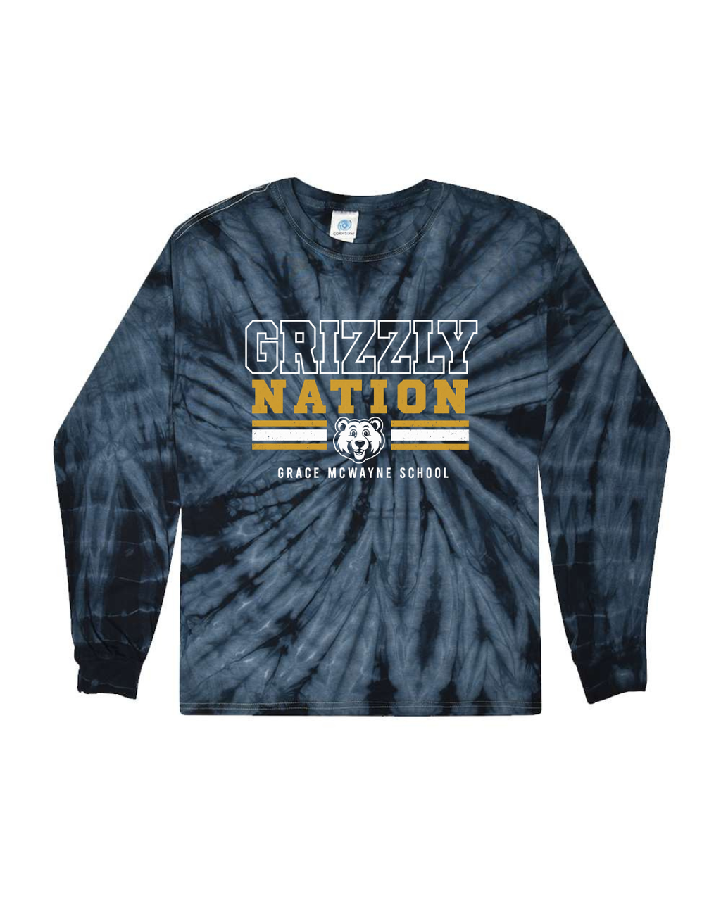 GM Youth Tie-Dyed Long Sleeve T-Shirt