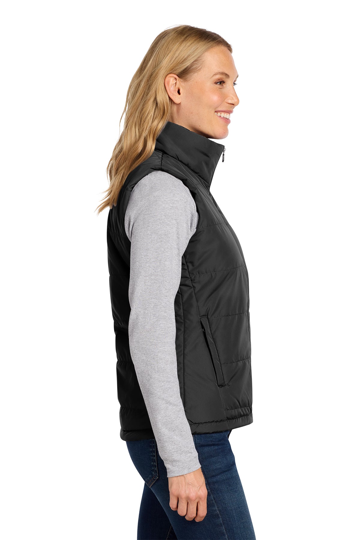 Embroidered Port Authority® Women's Puffer Vest