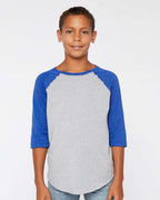 GM Youth/Adult Baseball Fine Jersey Three-Quarter Sleeve Tee