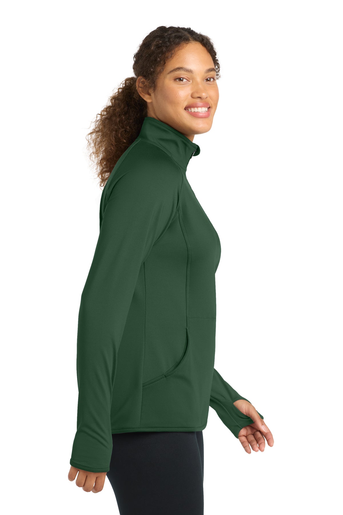 Sport-Tek® Women's Sport-Wick® Stretch 1/4-Zip Pullover