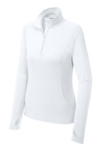 Sport-Tek® Women's Sport-Wick® Stretch 1/4-Zip Pullover