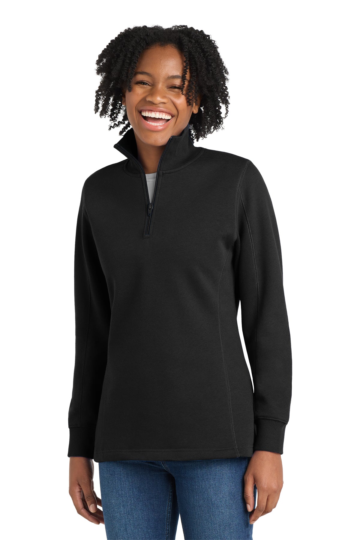 Embroidered Sport-Tek® Women's 1/4-Zip Sweatshirt