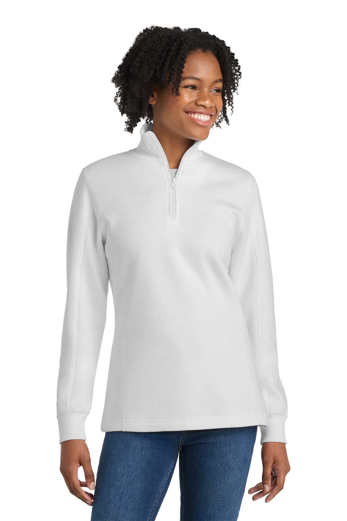 Embroidered Sport-Tek® Women's 1/4-Zip Sweatshirt