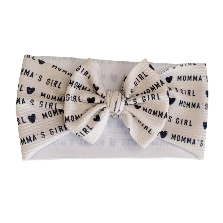 Momma's Girl Headwrap Bow