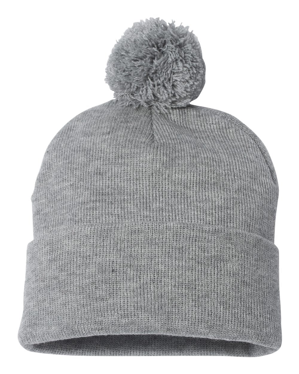 GM 12" Pom-Pom Cuffed Beanie
