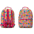 Personalized Fringed Bold Floral Backpack