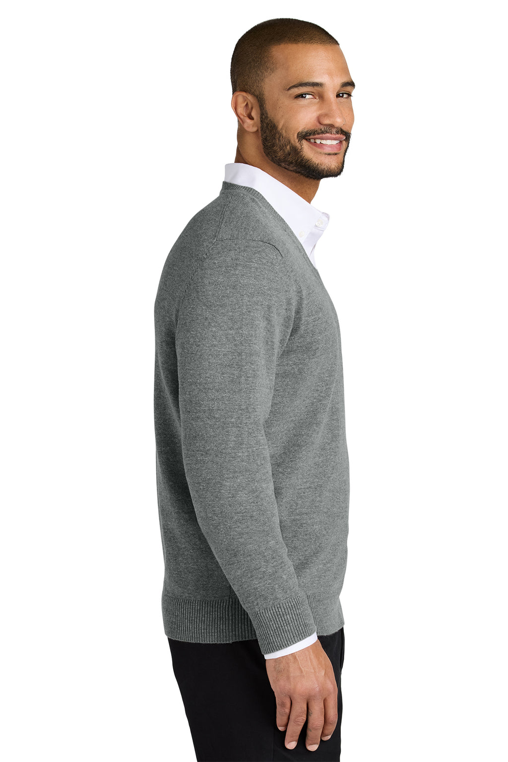 Embroidered Port Authority® Easy Care V-Neck Sweater
