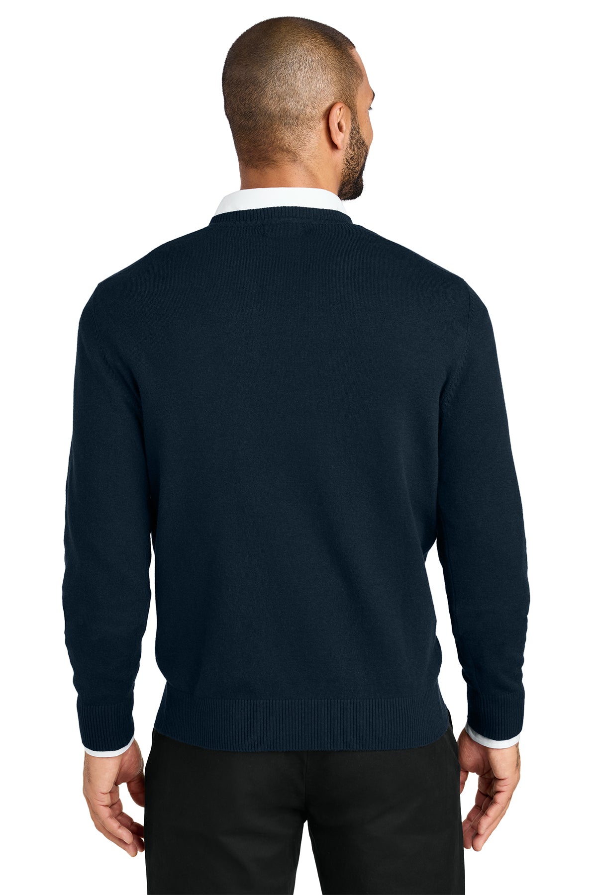 Embroidered Port Authority® Easy Care V-Neck Sweater