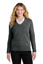 Embroidered Port Authority® Women’s Easy Care V-Neck Sweater