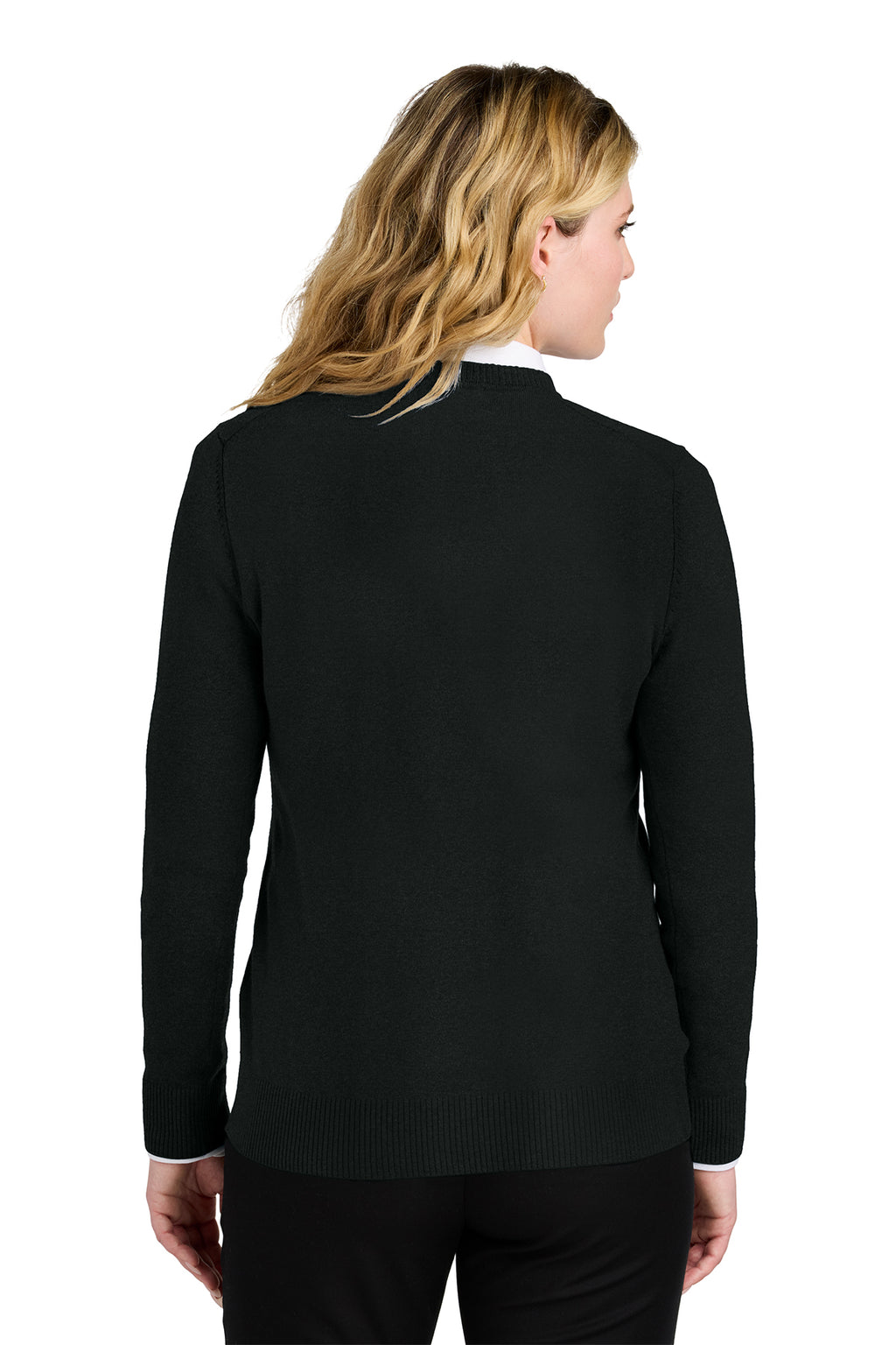 Embroidered Port Authority® Women’s Easy Care V-Neck Sweater