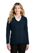 Embroidered Port Authority® Women’s Easy Care V-Neck Sweater