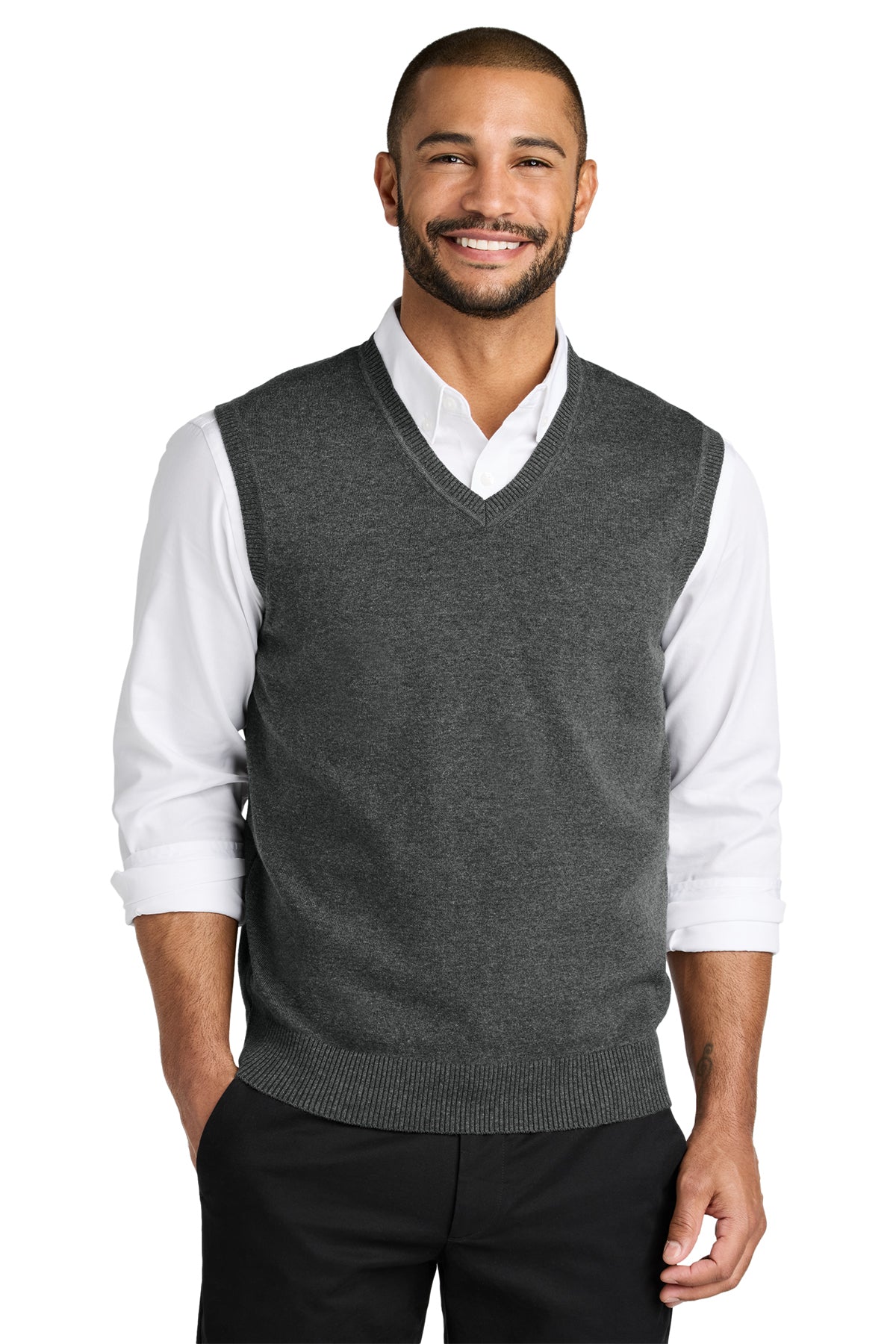 Embroidered Port Authority® Easy Care Sweater Vest