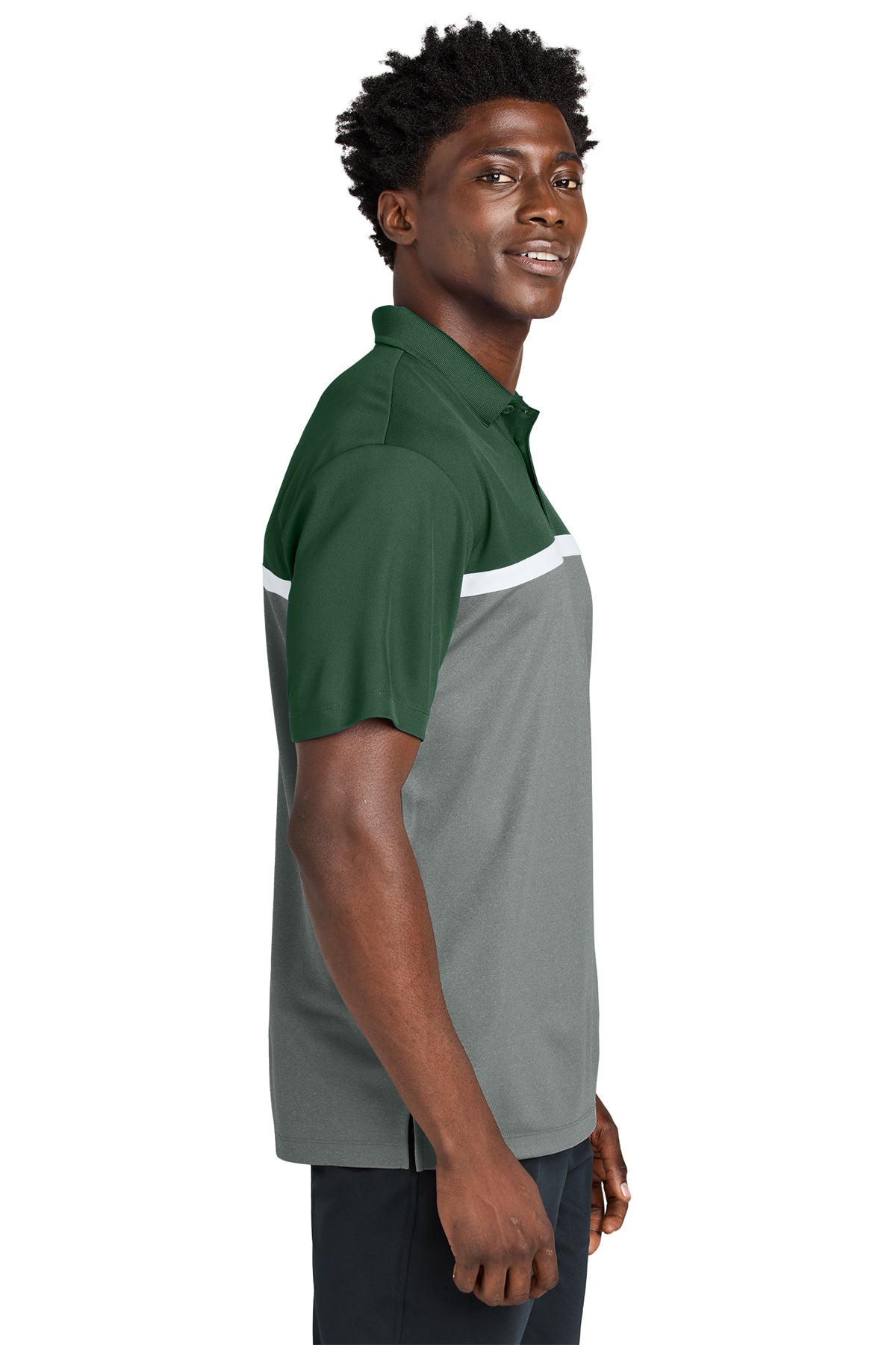 Sport-Tek® UV Micropique Colorblock Polo