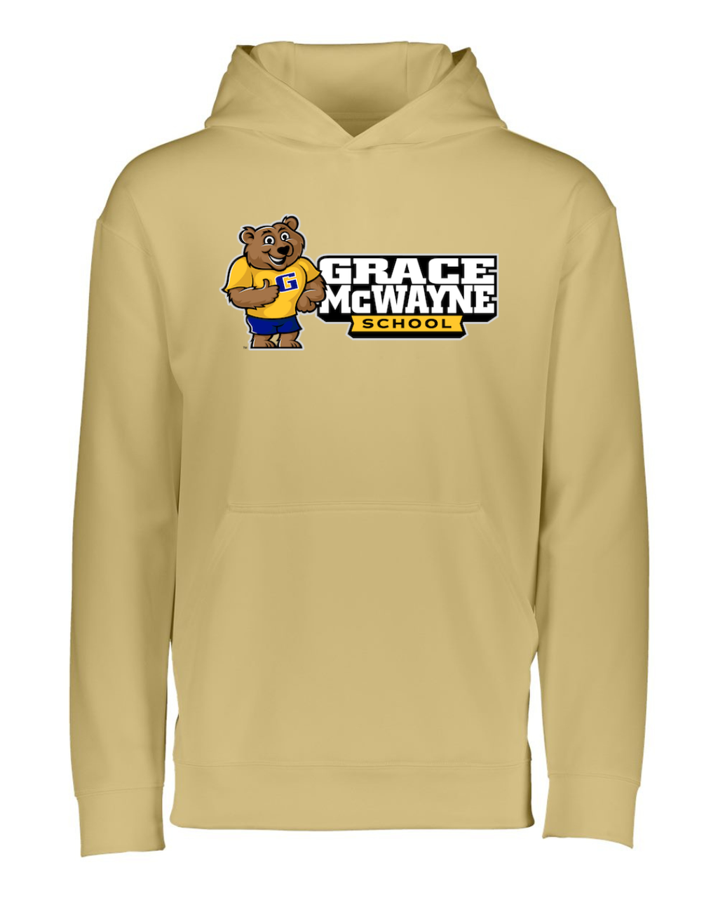 GM Youth Wicking Fleece Hooded Sweatshirt