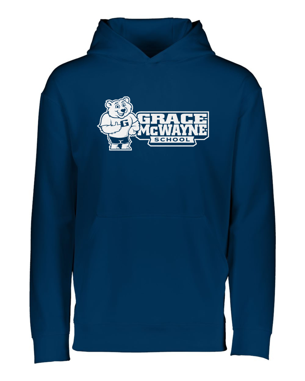 GM Youth Wicking Fleece Hooded Sweatshirt