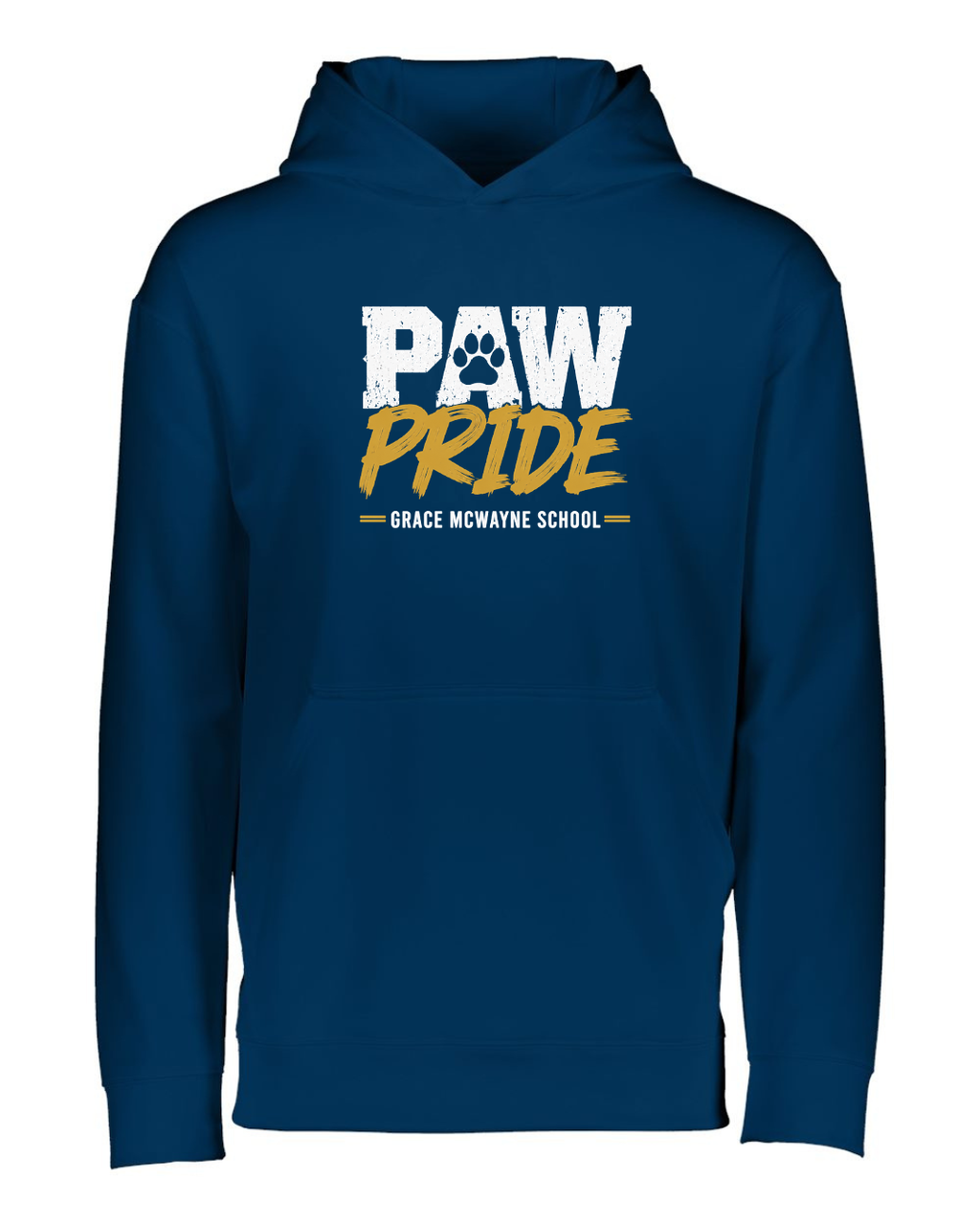 GM Youth Wicking Fleece Hooded Sweatshirt