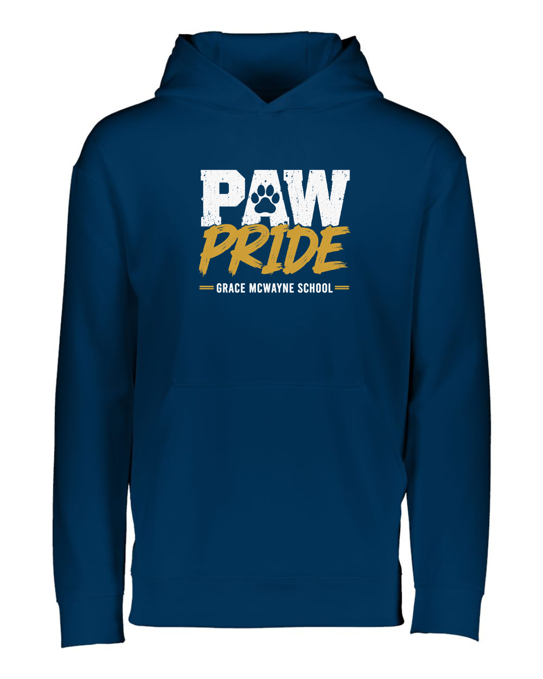 GM Youth Wicking Fleece Hooded Sweatshirt