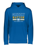 GM Youth Wicking Fleece Hooded Sweatshirt