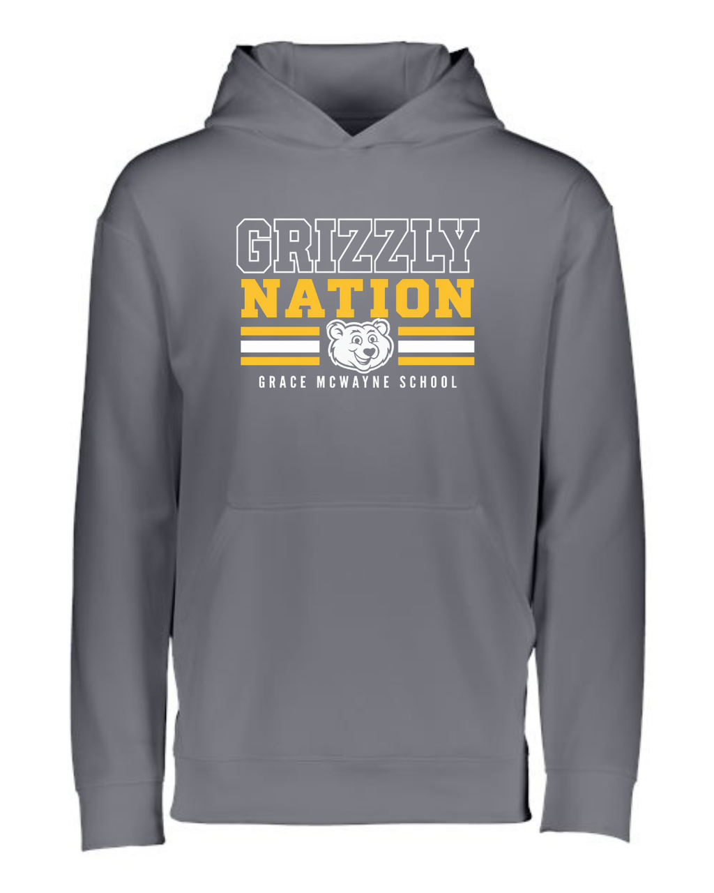GM Youth Wicking Fleece Hooded Sweatshirt