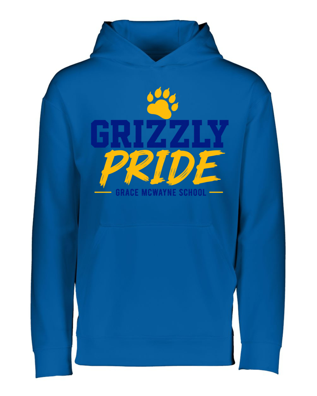 GM Youth Wicking Fleece Hooded Sweatshirt