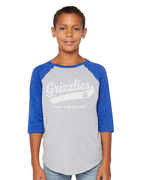 GM Youth Baseball Fine Jersey Three-Quarter Sleeve Tee