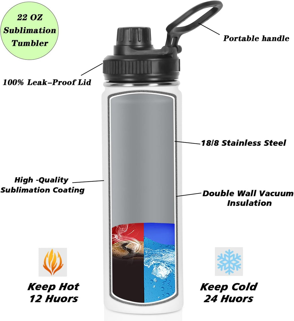 GM Personalized Grace McWayne Mascot Water Bottle