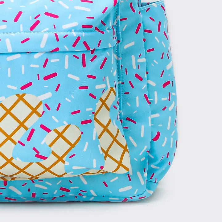 Personalized Ice Cream Drip Canvas Backpack