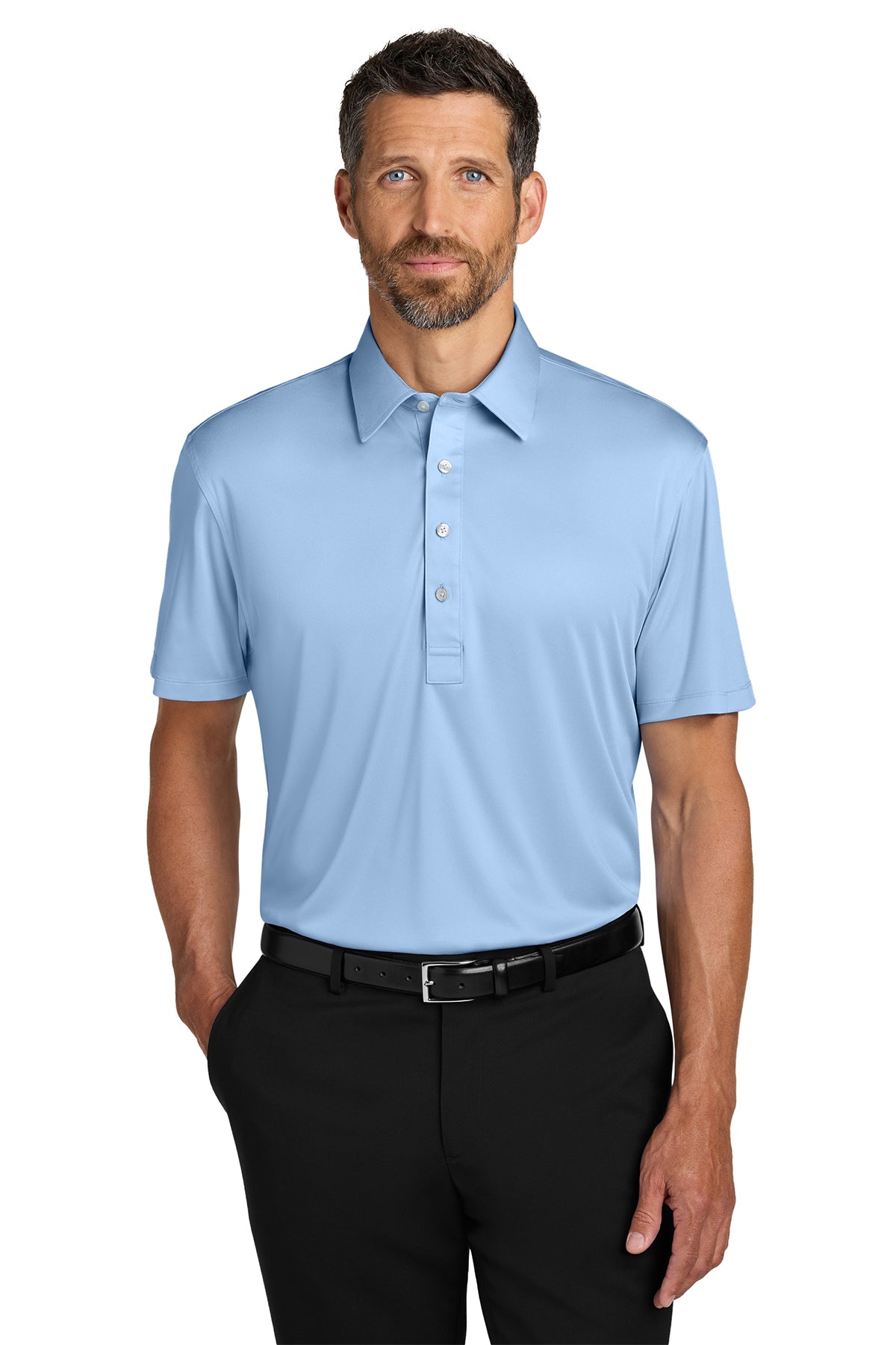 Embroidered Port Authority® Shirt Collar Polo