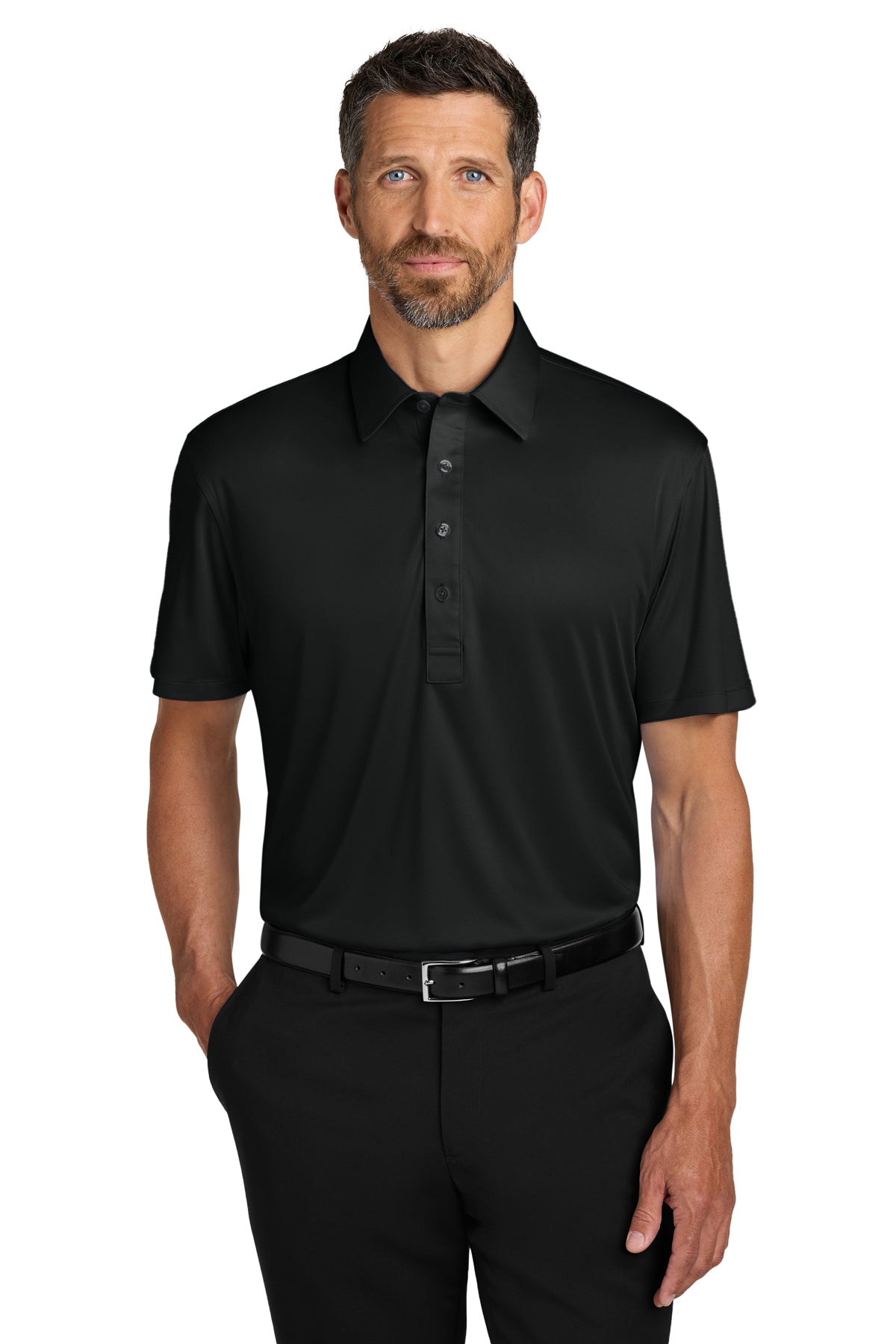 Embroidered Port Authority® Shirt Collar Polo