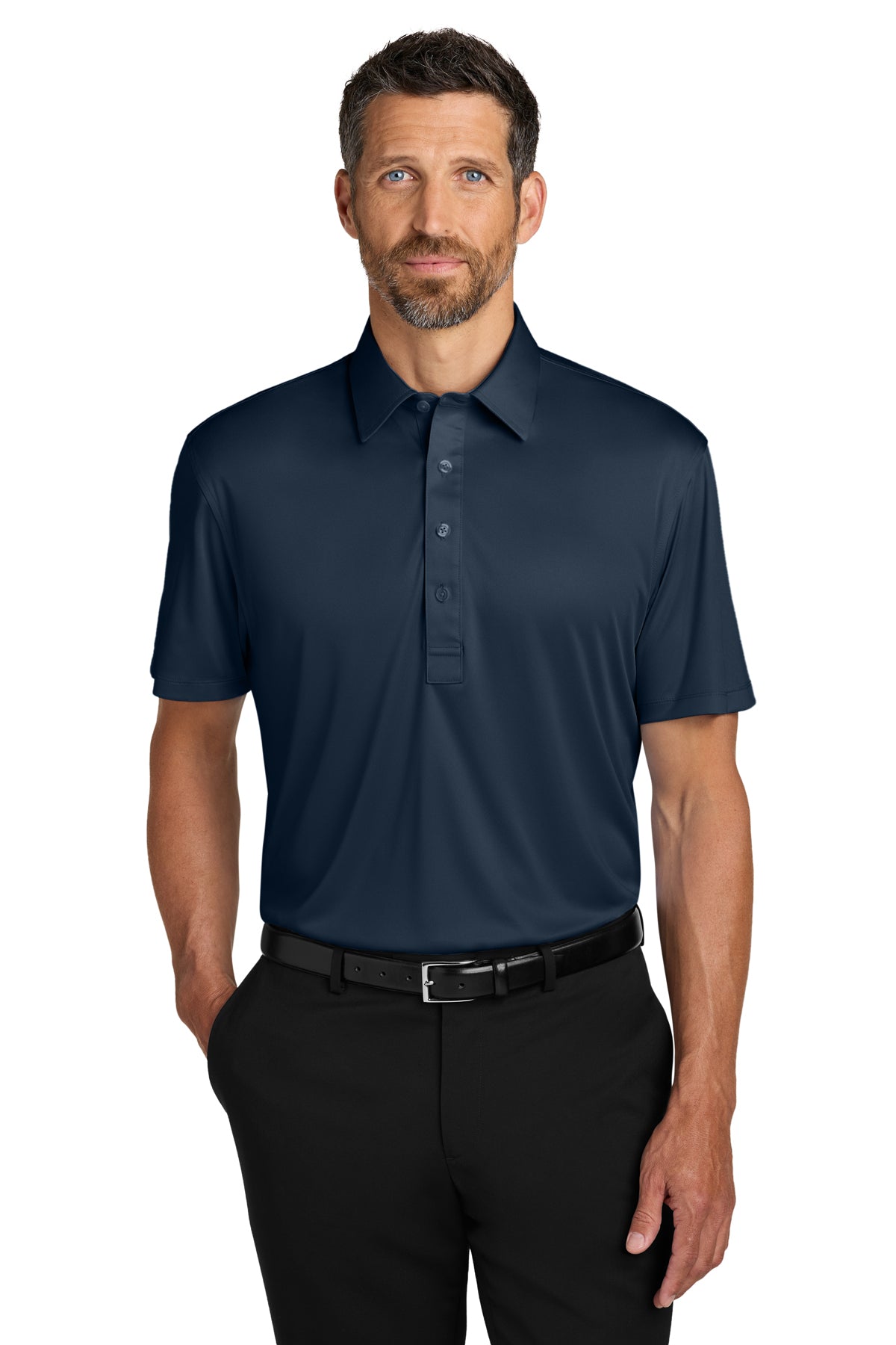 Embroidered Port Authority® Shirt Collar Polo