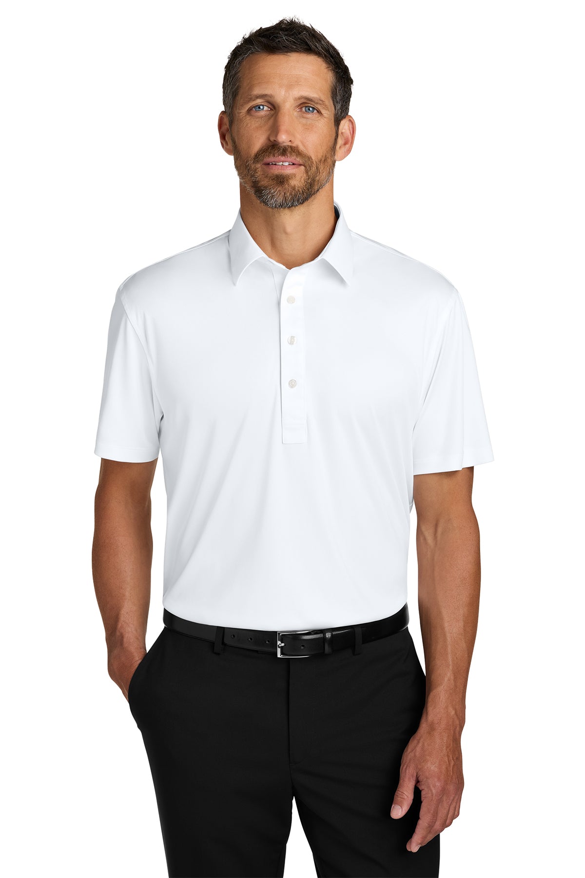 Embroidered Port Authority® Shirt Collar Polo