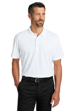 Embroidered Port Authority® Plaited Pique Polo