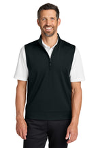 Embroidered Port Authority® C-FREE® Double Knit 1/4-Zip Vest