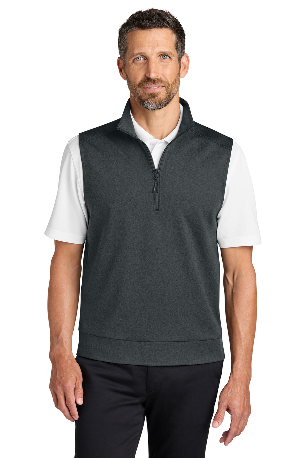 Embroidered Port Authority® C-FREE® Double Knit 1/4-Zip Vest