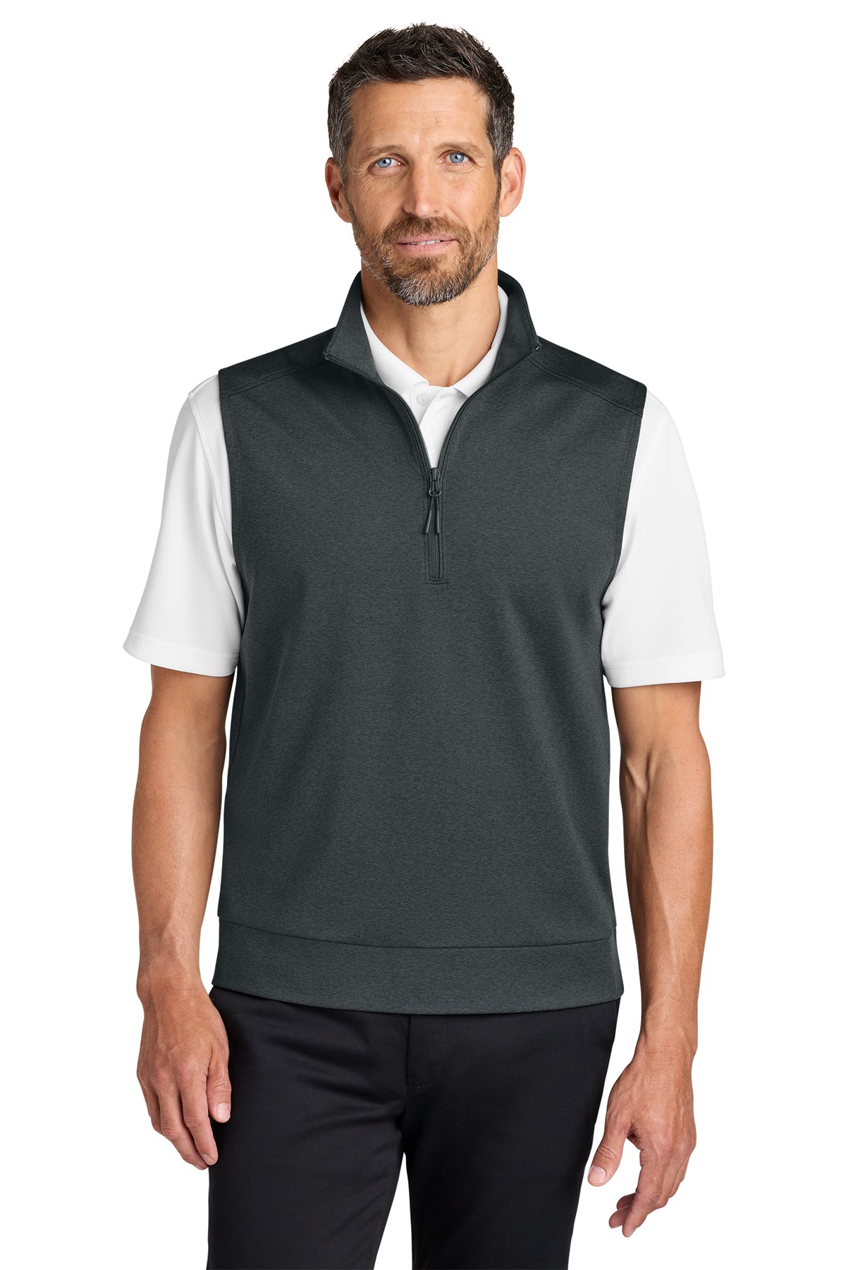 Embroidered Port Authority® C-FREE® Double Knit 1/4-Zip Vest