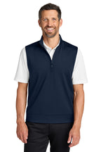 Embroidered Port Authority® C-FREE® Double Knit 1/4-Zip Vest