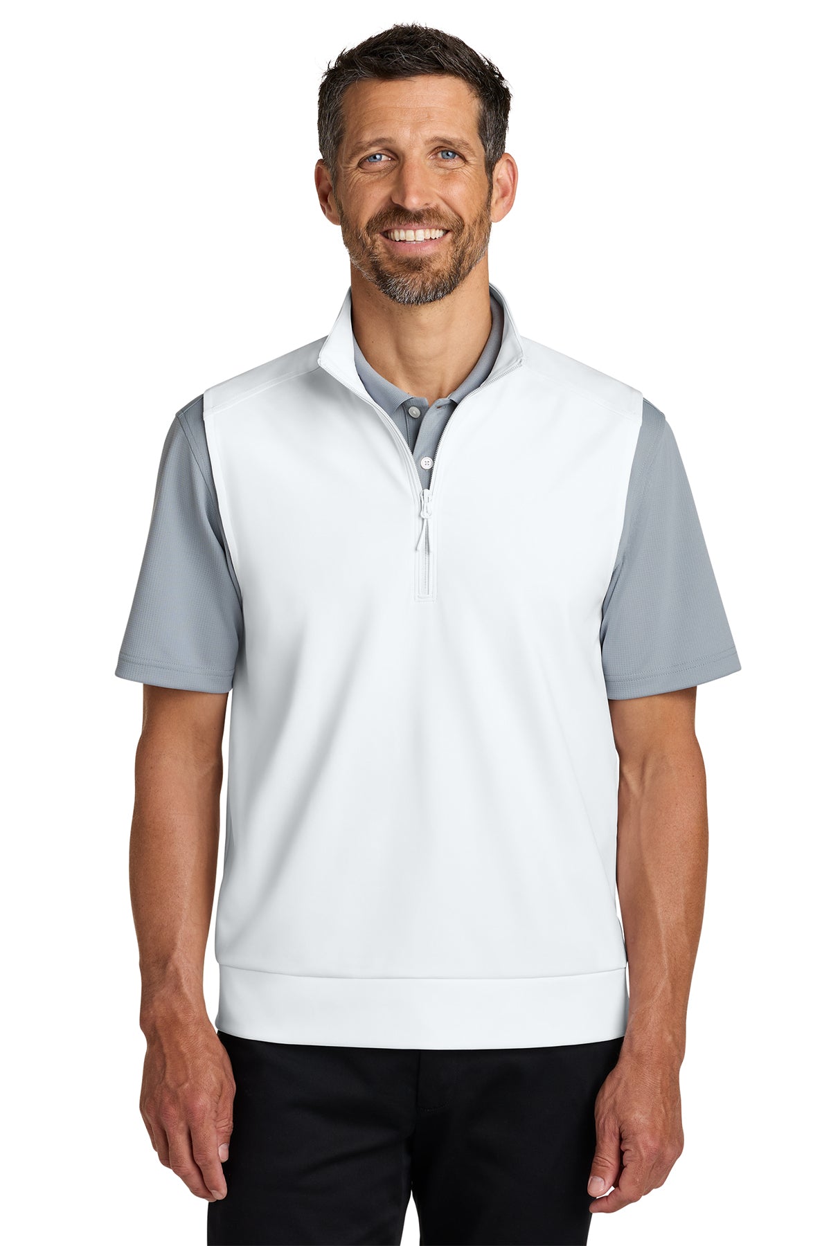 Embroidered Port Authority® C-FREE® Double Knit 1/4-Zip Vest
