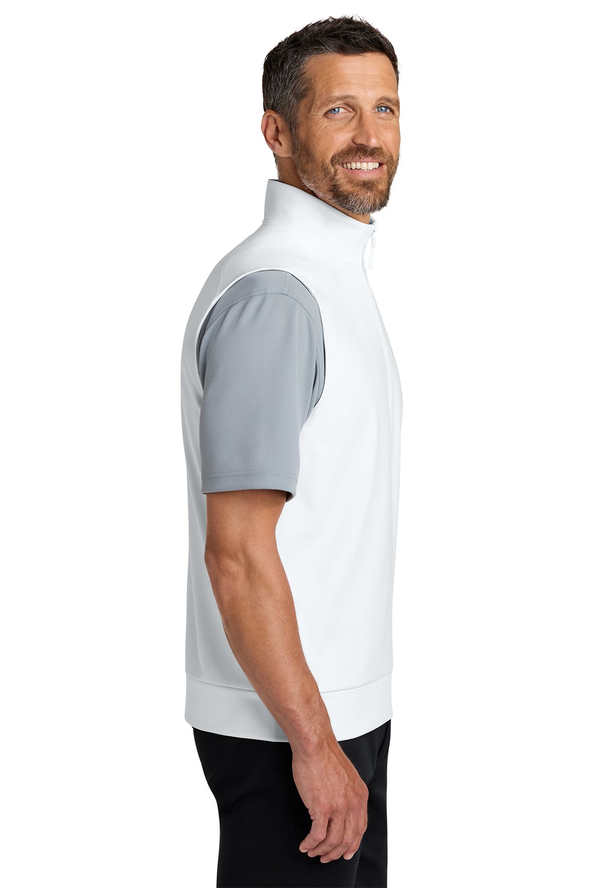 Embroidered Port Authority® C-FREE® Double Knit 1/4-Zip Vest