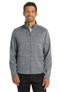 Embroidered Port Authority® Digi Stripe Fleece Jacket