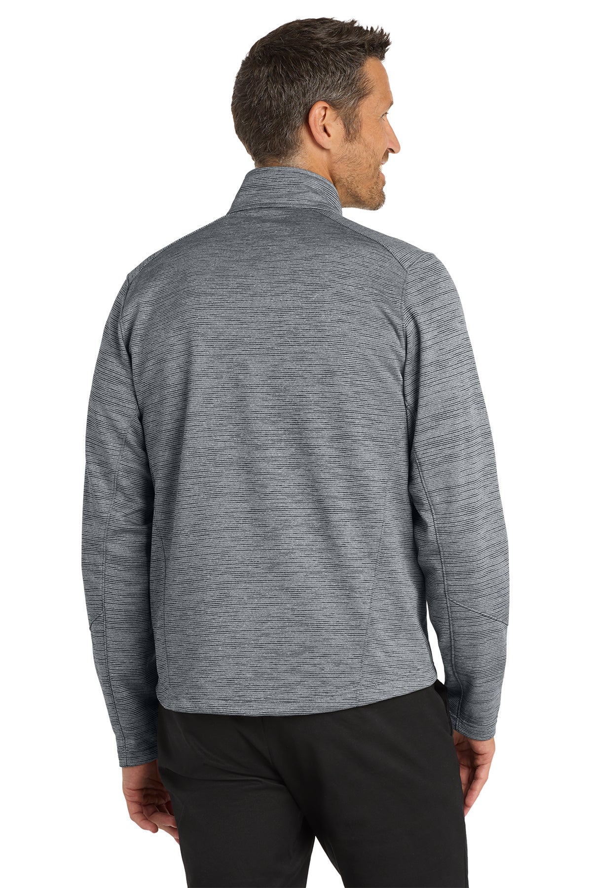 Embroidered Port Authority® Digi Stripe Fleece Jacket