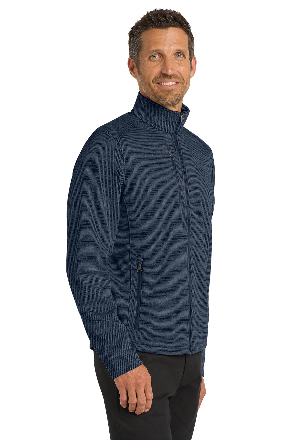 Port Authority® Digi Stripe Fleece Jacket
