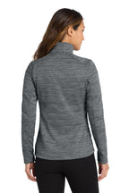 Embroidered Port Authority® Women's Digi Stripe Fleece Jacket