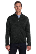 Embroidered Port Authority® Sweater Fleece Jacket