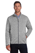 Embroidered Port Authority® Sweater Fleece Jacket