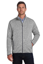 Embroidered Port Authority® Sweater Fleece Jacket